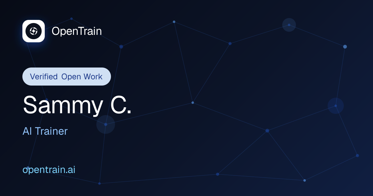 Sammy C. - Data Analyst & Frontend Developer - AI and Software ...